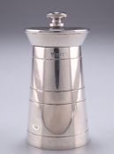 AN ELIZABETH II SILVER PEPPER MILL