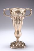 AN ART NOUVEAU SILVER VASE