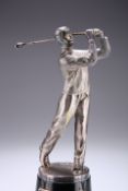 AN ELIZABETH II SILVER GOLFING TROPHY