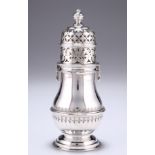 A GEORGE V SILVER SUGAR CASTER