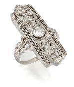 A DIAMOND COCKTAIL RING