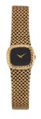 A LADY'S 9 CARAT GOLD BEUCHE GIROD BRACELET WATCH