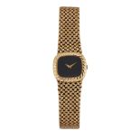 A LADY'S 9 CARAT GOLD BEUCHE GIROD BRACELET WATCH