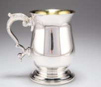 AN ELIZABETH II SILVER MUG