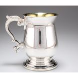 AN ELIZABETH II SILVER MUG