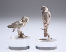 TWO ELIZABETH II SILVER BIRD MODELS