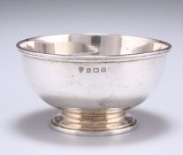 A GEORGE V SILVER BOWL