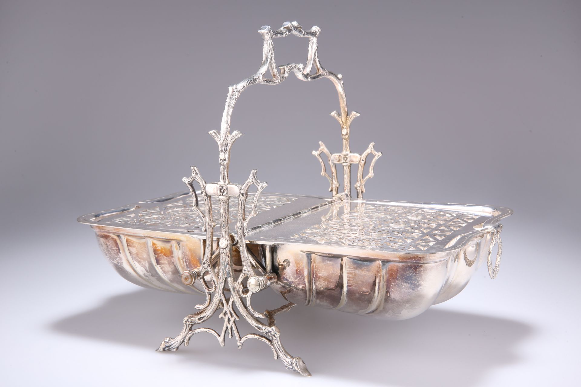A VICTORIAN SILVER-PLATED STANIFORTH'S PATENT MUFFIN DISH - Image 2 of 4