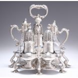 A FINE GEORGE II SILVER WARWICK CRUET