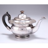 A SMALL OLD SHEFFIELD PLATE TEAPOT