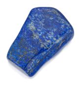 A POLISHED LAPIS LAZULI SPECIMEN