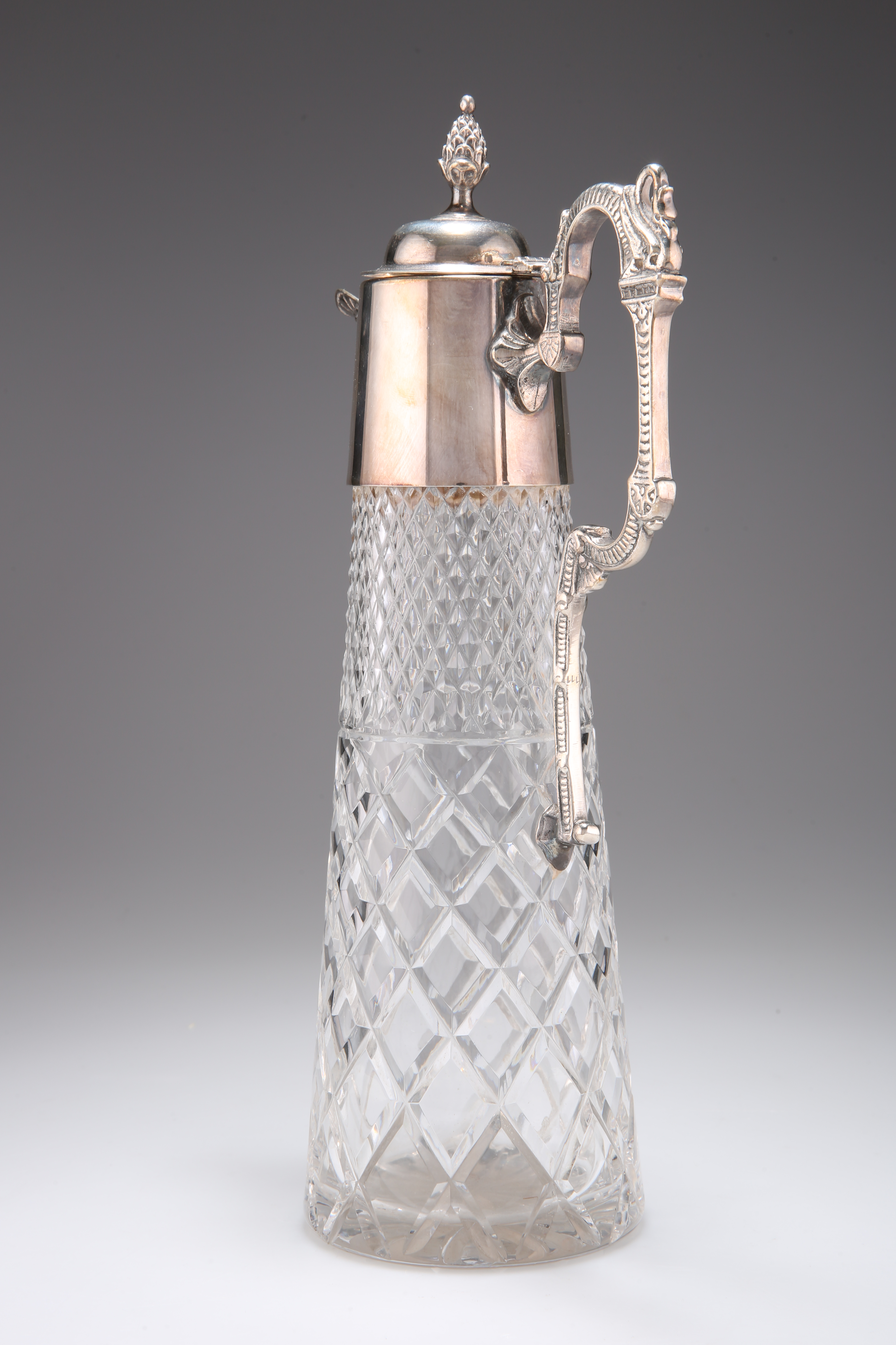 AN ELIZABETH II SILVER-MOUNTED CLARET JUG - Image 2 of 4