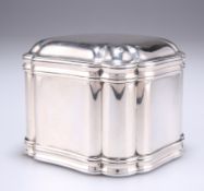 A DUTCH SILVER BISCUIT BOX