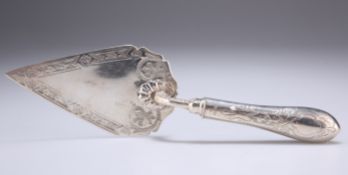 A VICTORIAN SILVER PRESENTATION TROWEL