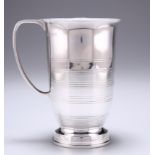 AN ART DECO SILVER MUG