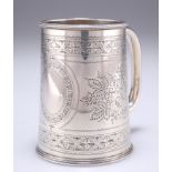 AN EDWARDIAN SILVER MUG