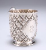 A VICTORIAN SILVER MUG