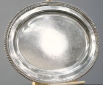 AN OLD SHEFFIELD PLATE MEAT DISH, CIRCA 1820