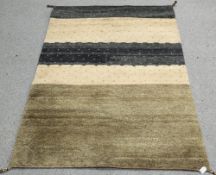 AN INDIAN GABBEH RUG