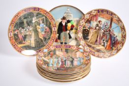 A SET OF ROYAL DOULTON COLLECTOR PLATES