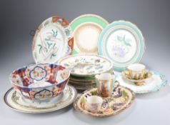 A GROUP OF ORIENTAL AND EUROPEAN CERAMICS