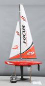 A JOYSWAY FOCUS 2.4GHZ RTR RACING YACHT