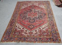 A PERSIAN HERIZ RUG