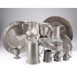 A COLLECTION OF PEWTER