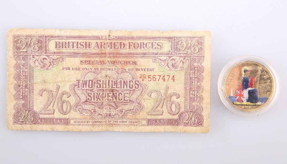 A BRITISH ARMED FORCES BANK NOTE