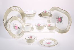 A SPODE COPELAND 'MARITIME ROSE' TEA SERVICE