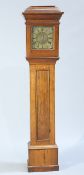 A 17TH CENTURY OAK 30-HOUR LONGCASE CLOCK