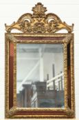 A GILT COMPOSITION FIVE-PLATE MIRROR IN FLEMISH BAROQUE STYLE