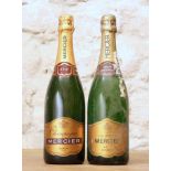 2 BOTTLES CHAMPAGNE MERCIER BRUT VN FROM 1970'S (ONE EARLY 1970'S AND ONE LATE 1970'S)