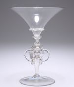 A VENETIAN WINGED WINE GLASS