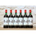 6 BOTTLES CHATEAU CANON SEGUR BORDEAUX SUPERIEUR 1975