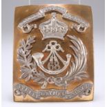 AN OFFICERS LAST PATTERN (1830-1855) SHOULDER BELT PLATE