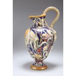 A CANTAGALLI HISPANO-MORESQUE POTTERY EWER