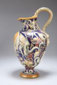 A CANTAGALLI HISPANO-MORESQUE POTTERY EWER