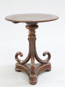 A VICTORIAN MAHOGANY OCCASIONAL TABLE BY GILLOW AND CO