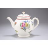 A LOWESTOFT TEAPOT, CIRCA 1780