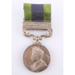 AN INDIAN GENERAL SERVICE MEDAL WITH BAR NORTH WEST FRONTIER 1930-31