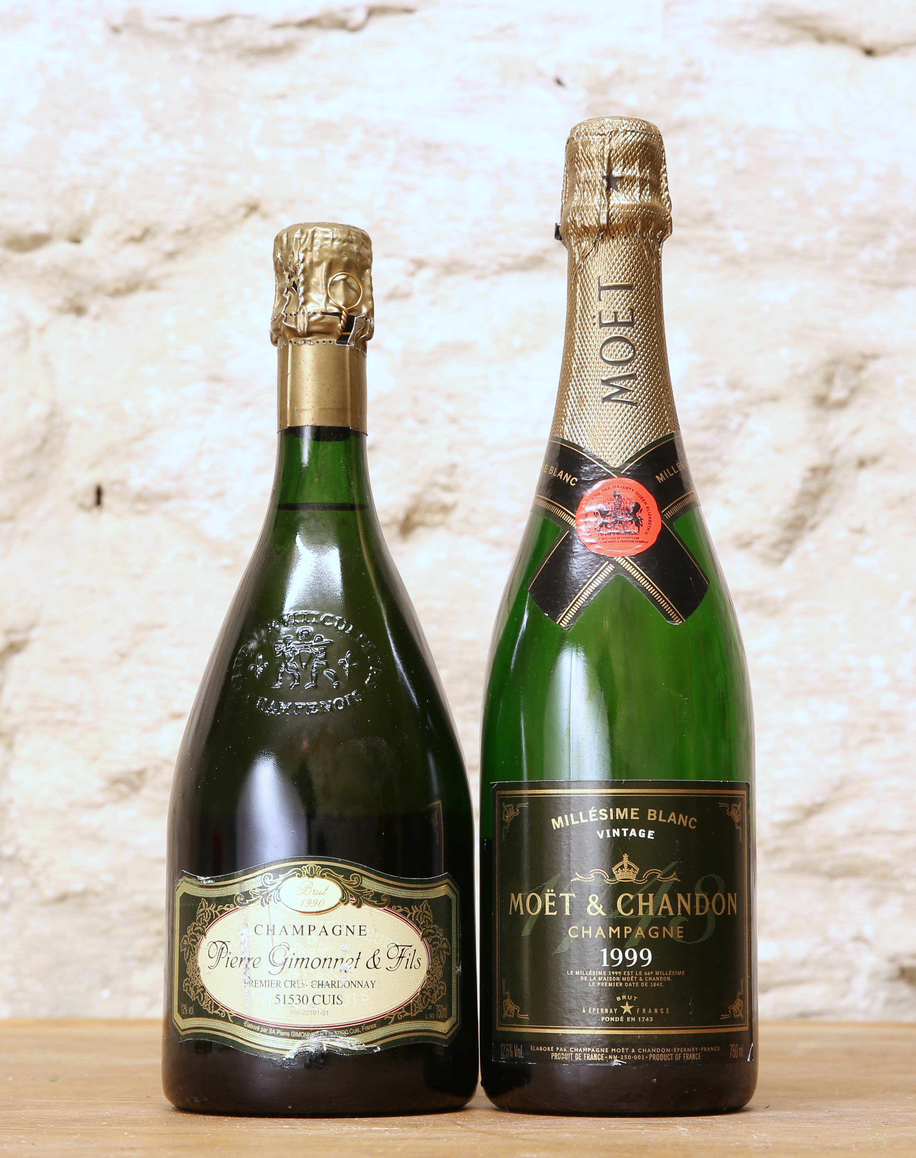 2 BOTTLE FINE VINTAGE CHAMPAGNE