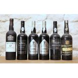 6 BOTTLES MIXED LOT SUPERIOR VINTAGE AND CRUSTED PORTS