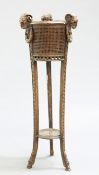 A LATE 19TH CENTURY FRENCH GILT GESSO JARDINIERE,