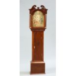 A MAHOGANY LONGCASE CLOCK