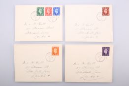 FOUR FIRST DAY COVERS 1937.S