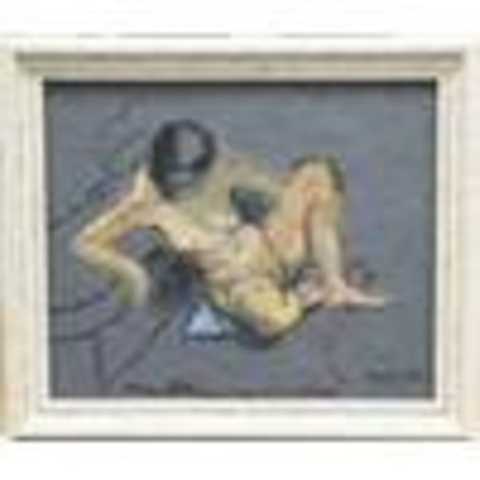 FRANKLIN WHITE (BRITISH, 1892-1975), SEATED NUDE - Image 2 of 2