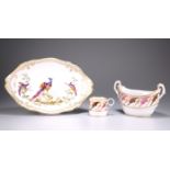 A BARR, FLIGHT & BARR TWO-HANDLED SUGAR BOWL