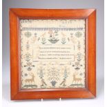 A 19TH CENTURY ALPHABET AND VERSE SAMPLER