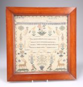 A 19TH CENTURY ALPHABET AND VERSE SAMPLER